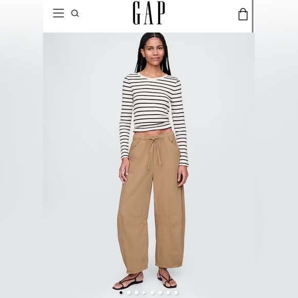 GAP Denim - GAP Tan Wide Leg Jeans